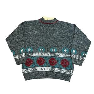 Wool Blend Vintage Italy Sweaters Brand Gorpcore Nordic Classic size Large